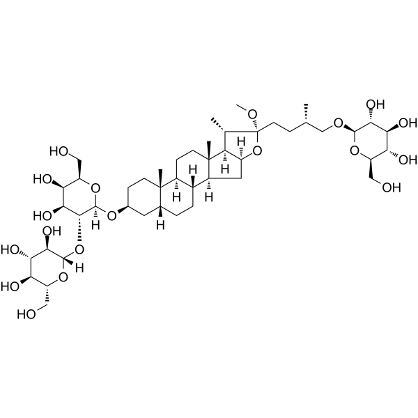Anemarsaponin-E Structure
